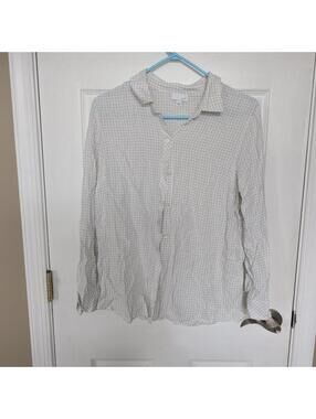 J. Jill Women's White and Cream Shirt
